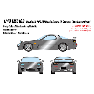 ���C�N�A�b�v�b1/43 Mazda RX-7 (FD3S) Mazda Speed GT-Concept Head lamp open �`�^�j�E���O���[���^���b�N�yEM816B�z�bEM816B ���� ��߰�� GT ͯ�����ߵ���� ��ڰ