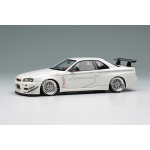 ���C�N�A�b�v�b1/43 �}�C���Y �X�J�C���C�� GT-R (BNR34) V-spec N1 (BBS�z�C�[��) Time Attack in USA�yEM699�z�bEM699 ϲݽ� ���ײ� V��߯� N1 ��ѱ���USA