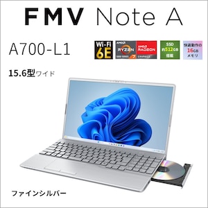 �x�m�ʁbFUJITSU�b�m�[�g�p�\�R�� A700-L1(15.6�^/Windows11/Ryzen 7 5825U/������ 16GB/SSD 512GB/Office/DVD)�t�@�C���V���o�[�bFMVA700L1S