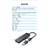 VENTION�b�x���V�����bType C��USB3.0 2-in-1 4-Port USB 3.0 �n�u �Z���t�p���[ / �o�X�p���[�Ή� 0.15m ABS Type�i�u���b�N�j�bCH-8467