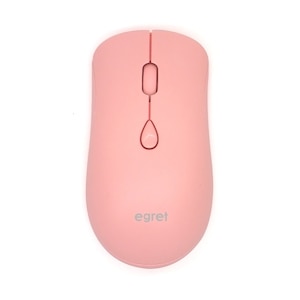 EGRET｜Bluetooth ＆ 2.4G対応レシーバー付き、充電式静音マウス　SweetiE（いちごオレ）｜EM23-S3