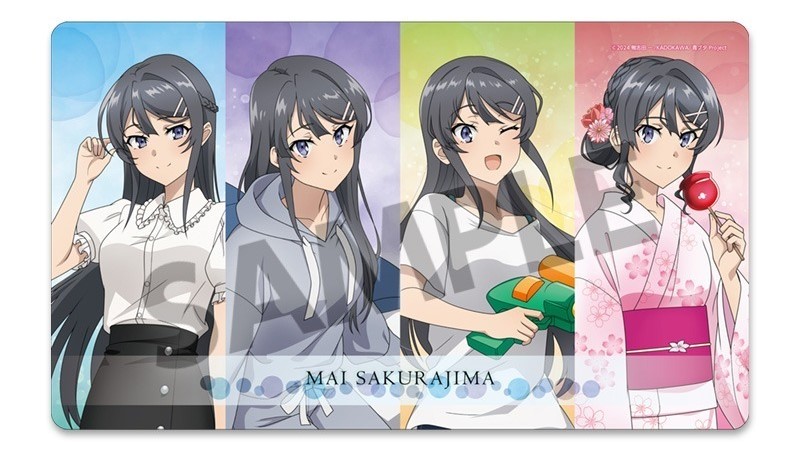 青春ブタ野郎シリーズ」 描き下ろしラバーマット 桜島麻衣の
