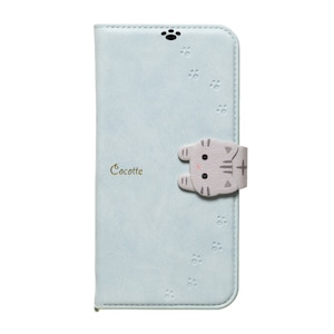 NATURALdesign�bGoogle Pixel 8a�p �J�[�h���ꥃX�^���h�@�\�t�蒠�^�P�[�X NEW COCOTTE�i�u���[�O���[�j�bGP8A-COT09