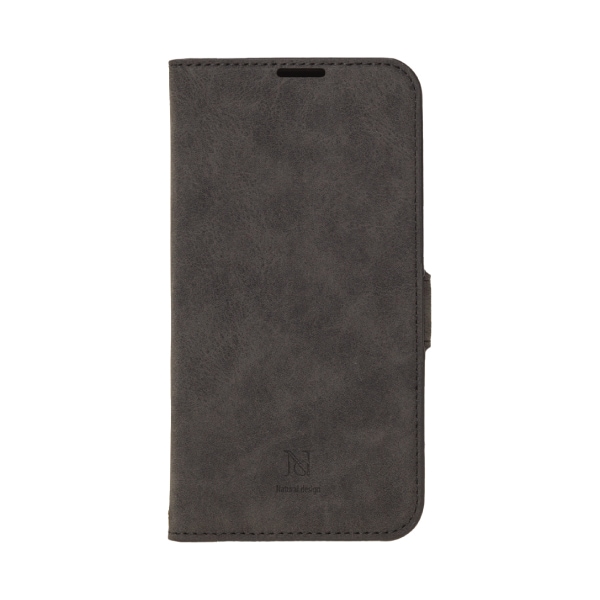 iPhone16e用 手帳型ケース STYLE NATURAL（グレー