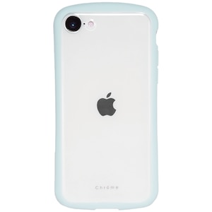 NATURALdesign�biPhone16e�p �w�ʌ^�P�[�X CHROME-CLEAR�i�~���g�j�bIP24SP-CHC03