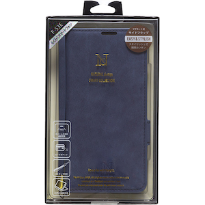 NATURALdesign�b�炭�炭�X�}�[�g�t�H��(F-53E)�p �蒠�^�P�[�X STYLE NATURAL�i�u���[�j�bRKF53E-VS07