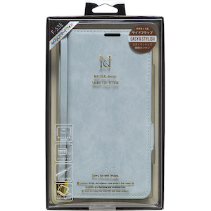 NATURALdesign�b�炭�炭�X�}�[�g�t�H��(F-53E)�p �蒠�^�P�[�X STYLE NATURAL�i�u���[�O���[�j�bRKF53E-VS10