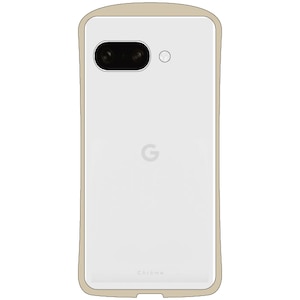 NATURALdesign�bGoogle Pixel 9a�p �w�ʌ^�P�[�X CHROME-CLEAR�i�x�[�W���j�bGP9A-CHC07