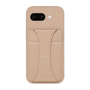 NATURALdesign�bGoogle Pixel 9a�p �w�ʌ^�P�[�X NICOLA�i�u���E���j�bGP9A-NIC04