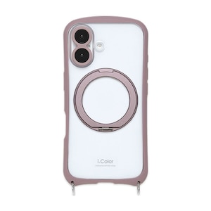 NATURALdesign�biPhone 17�p  �w�ʌ^�P�[�X I.COLOR+�i�J�J�I�j�bIP25-61-ICMG05