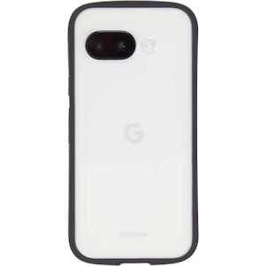 NATURALdesign�bGoogle Pixel 10a�p �w�ʌ^�P�[�X CHROME-CLEAR�i�u���b�N�j�bGP10A-CHC02