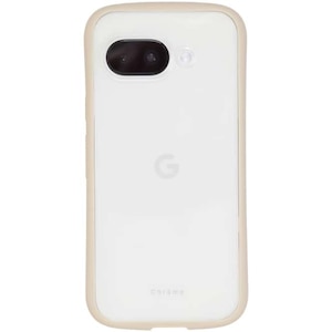 NATURALdesign�bGoogle Pixel 10a�p �w�ʌ^�P�[�X CHROME-CLEAR�i�x�[�W���j�bGP10A-CHC07