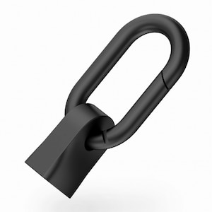 CIO｜カラビナ付きケーブルホルダー USB Type-C専用 コネクターカバー（ブラック）｜CIO-CHD-BK