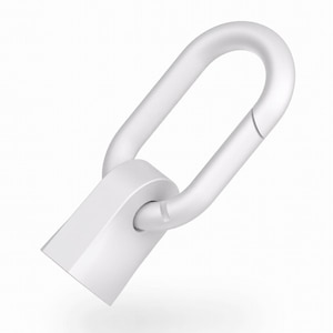 CIO｜カラビナ付きケーブルホルダー USB Type-C専用 コネクターカバー（ホワイト）｜CIO-CHD-WH
