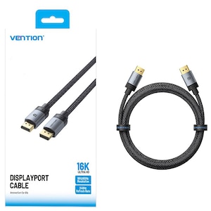 VENTION�b�x���V�����bDP 2.1 �I�X to �I�X 16K HD�P�[�u�� �A���~�j�E������ �R�b�g���҂� HDCP�Ή��i�O���[ 3m�j�bHG-1566