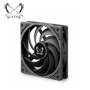 �T�C�Y�bSCYTHE�b120mm PWM�d�l �P�[�X�t�@�� 1800rpm���f���i�u���b�N�j�bWS1225FD18-P