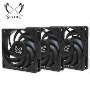 �T�C�Y�bSCYTHE�b120mm�p4�s��PWM�d�l�P�[�X�t�@�� ��]��2000rpm 3�p�b�N�i�u���b�N�j�bWT1225FD20X3-P