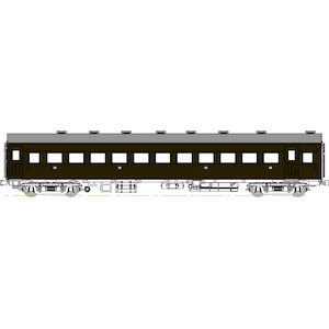 (HO)TW61-02A 国鉄オハフ61ぶどう1号