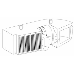 (HO) TW-DC016 放熱器4（灰）・2個入り