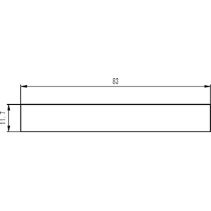 (HO) TW-FCS-001 重りセット(83×11.7×1mm)(8枚入り)【在庫処分】