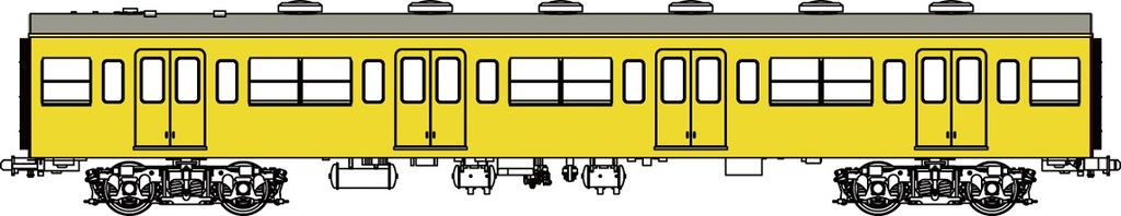 鉄道模型　HOゲージ 1/80 国鉄101系黄色5号増結I [TW-101TI] ☆特価品 16番(HO) 国鉄 101系 黄色5号 増結I (サハ100) (動力