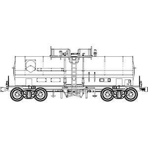 (HO)TW-t7750z タキ7750（付属インレタ・デカール-日曹、日陸運） 2両セット