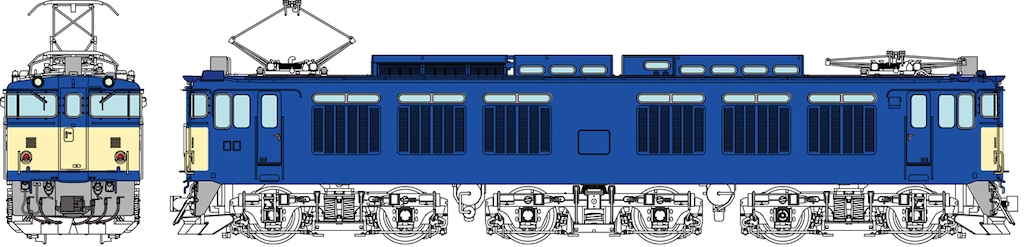 HOゲージ トラムウェイ ED16 電気機関車 鉄道模型（トラムウェイ