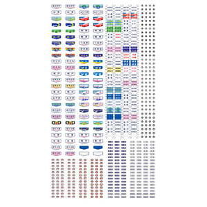 (N)J8610 国鉄・JR 行先表示シール 20系客車(愛称表示)