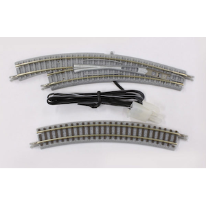 (Z) R026 電動/手動カーブポイントレール R195/220-30° 左分岐(1本入り)