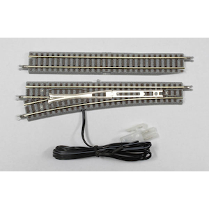 (Z) R039 110mmポイントレール 左分岐 1本入り(110mmカット済みレール1本付)【在庫処分】
