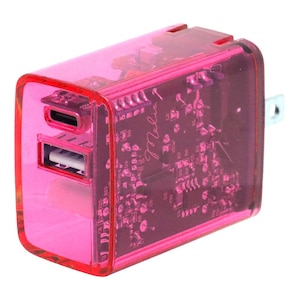 �C���v�����N�bPD20W�Ή� TYPE-C1�|�[�g/USB1�|�[�gAC�[�d��i�s���N�j�bIMAC1CU20CLPK