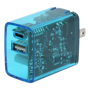 �C���v�����N�bPD20W�Ή� TYPE-C1�|�[�g/USB1�|�[�gAC�[�d��i�u���[�j�bIMAC1CU20CLBL
