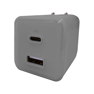 �C���v�����N�bPD65W�Ή� Type-C 1�|�[�g/USB 1�|�[�g AC�[�d�� Sheer�J���[�i�O���[�j�bIMACHCL65GY