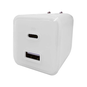 �C���v�����N�bPD65W�Ή� Type-C 1�|�[�g/USB 1�|�[�g AC�[�d�� Sheer�J���[�i�z���C�g�j�bIMACHCL65WH