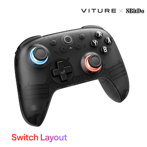 VITURE�b���B�`���A�[�bVITURE x 8BitDo Ultimate 2C Bluetooth �R���g���[���[�iSwitch���C�A�E�g�j�b8BD-ULTM-SWH