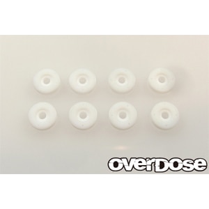 ハイグレードショック用 フッ素樹脂削り出しショックピストンセット（φ0.5×2穴 φ0.5x3穴 φ0.5x4穴 ブランク各2個入り）【OD1624】【在庫処分】