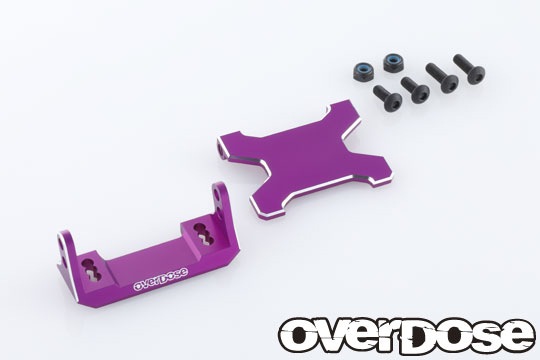 overdose JT ESCマウント　GALM Overdose Aluminum JT Rear ESC Mount Set Black For GALM Vacula II
