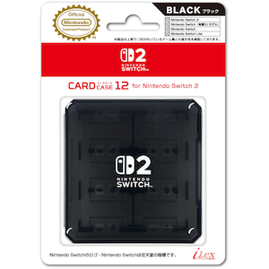�A�C���b�N�X�b�ySwitch2�z�J�[�h�P�[�X12 for Nintendo Switch2�@�u���b�N�bILX2S396