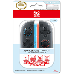 �A�C���b�N�X�b�ySwitch2�zJoy-Con�pTPU�J�o�[ for Nintendo Switch2�@�N���A�bILX2S399