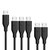 Anker｜USB A to microUSBケーブル 0.3m×2本、0.9m×3本、1.8m×1本 計6本セット（ブラック）｜B8133012