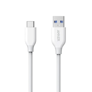 Anker｜USB3.0対応 USB-C to USB-A ケーブル 0.9m（ホワイト）｜A8163021
