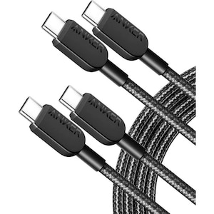 Anker�b���ϋv�i�C���� USB-C �� USB-C �P�[�u�� Anker 310 1.8m 2�{�Z�b�g�bB81E6011
