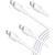Anker�bUSB-C �� USB-C �P�[�u�� Anker 310 1.8m 2�{�Z�b�g(�z���C�g)�bB81E2021