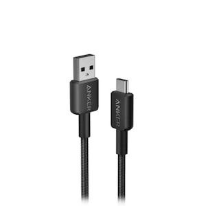 Anker�bUSB2.0�Ή� USB-C �� USB-A �P�[�u�� 0.9m(�u���b�N)�bA81H5N11