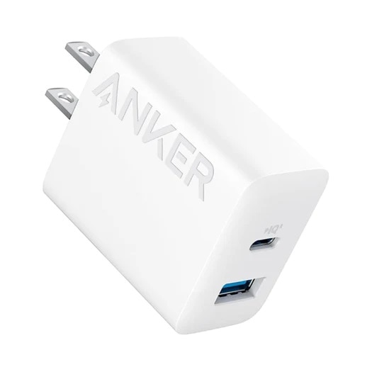 AC充電器 USB-A 1ポート/USB-C 1ポート （ホワイト） | Anker
