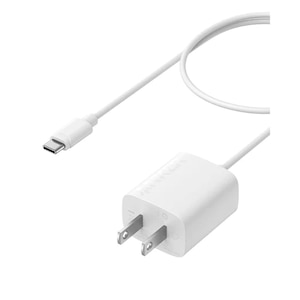 Anker｜AC充電器 2.4A USB-C ケーブル一体型 1.5m(ホワイト)｜A2059N21