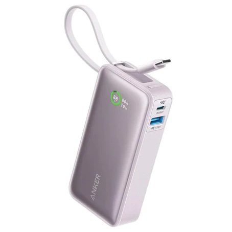10000mah モバイルバッテリー Nano Power Bank (30W, Built-In USB-C Cable) モバイル