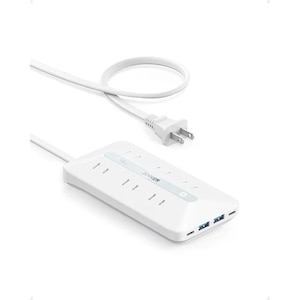 Anker｜USB Power Strip (10-in-1, 20W) 電源タップ（ホワイト）｜A91F2521