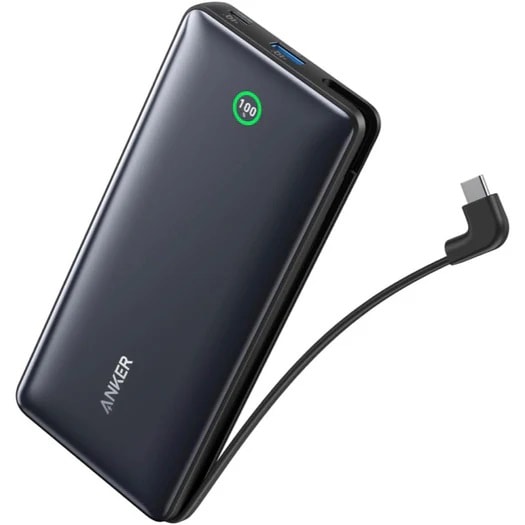 モバイルバッテリー PD対応 30W USB-C入出力×1ポート / USB-A