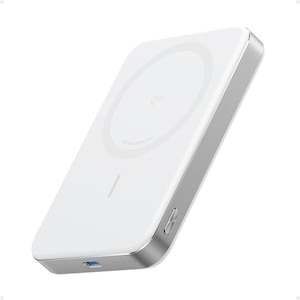 Anker｜モバイルバッテリー マグネット式ワイヤレス充電 10000mAh（ホワイト）｜A1664N21